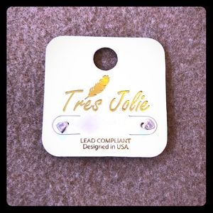 14k Gold Diamond 💎💎 Tiny Stud earring Screw-back